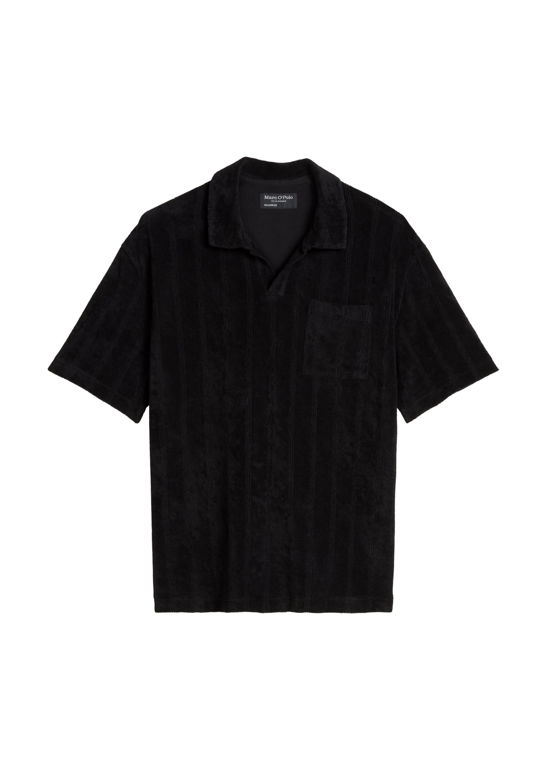 T-Shirt Marc O'Polo en noir : devant