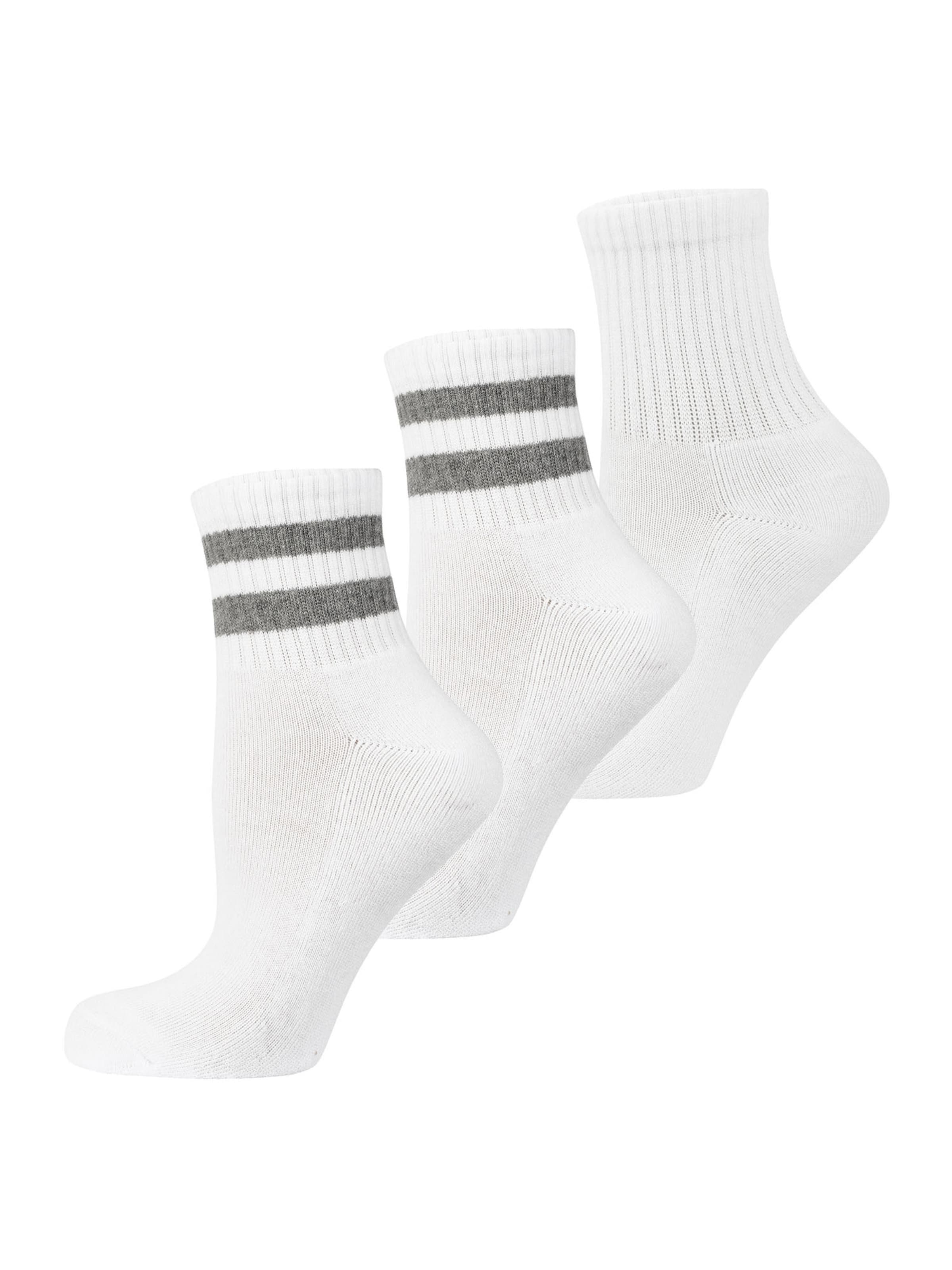 Nur Die Socks ' Kurzsocken ' in White: front