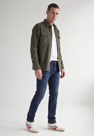 Street One MEN Regular Fit Hemd in Grün