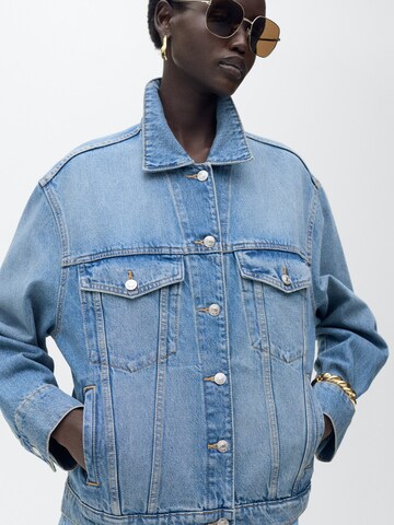 Veste mi-saison 'KOURTNEY' MANGO en bleu : devant