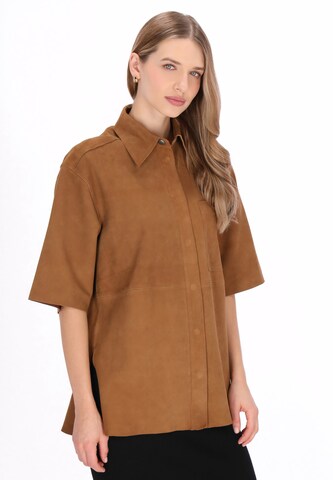 DreiMaster Klassik - Blusa em castanho: frente