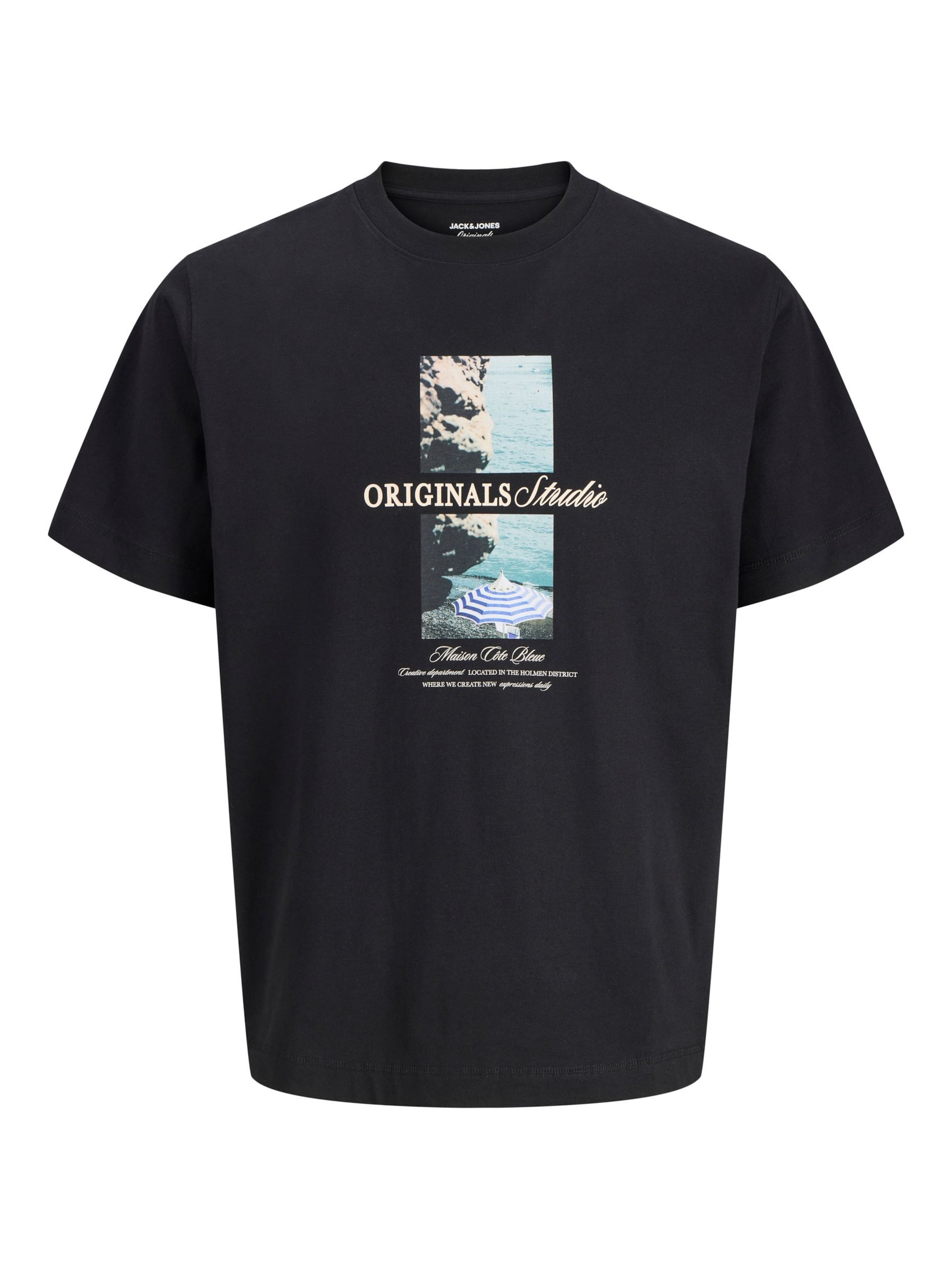 Jack & Jones Junior Shirts i sort: forside