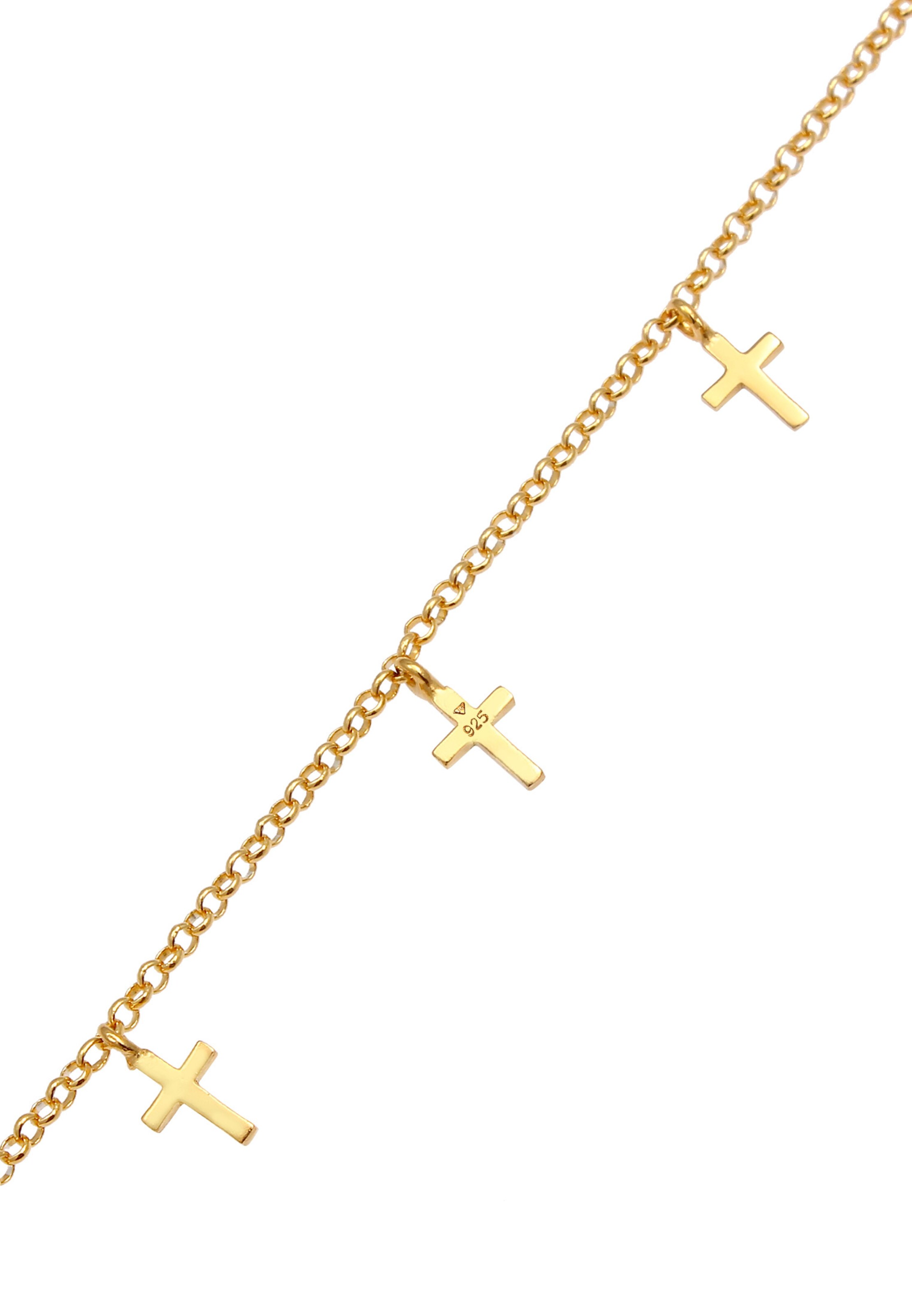 ELLI Necklace 'Kreuz' in Gold