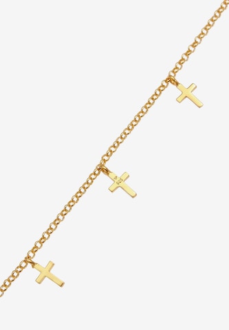 ELLI Halskette Choker 'Kreuz' in Gold