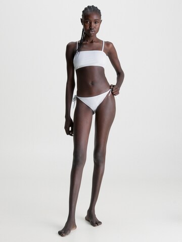 Calvin Klein Swimwear Bandeau Bikinitop in Wit