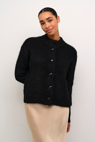 Cardigan 'Ane' Kaffe en noir : devant