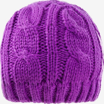 DÖLL Beanie 'Topfmütze Strick' in Purple: front