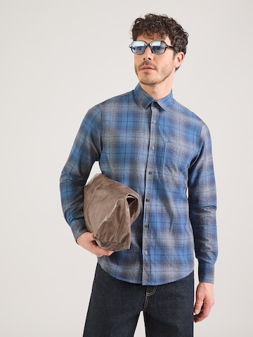 Coupe regular Chemise LERROS en bleu : devant