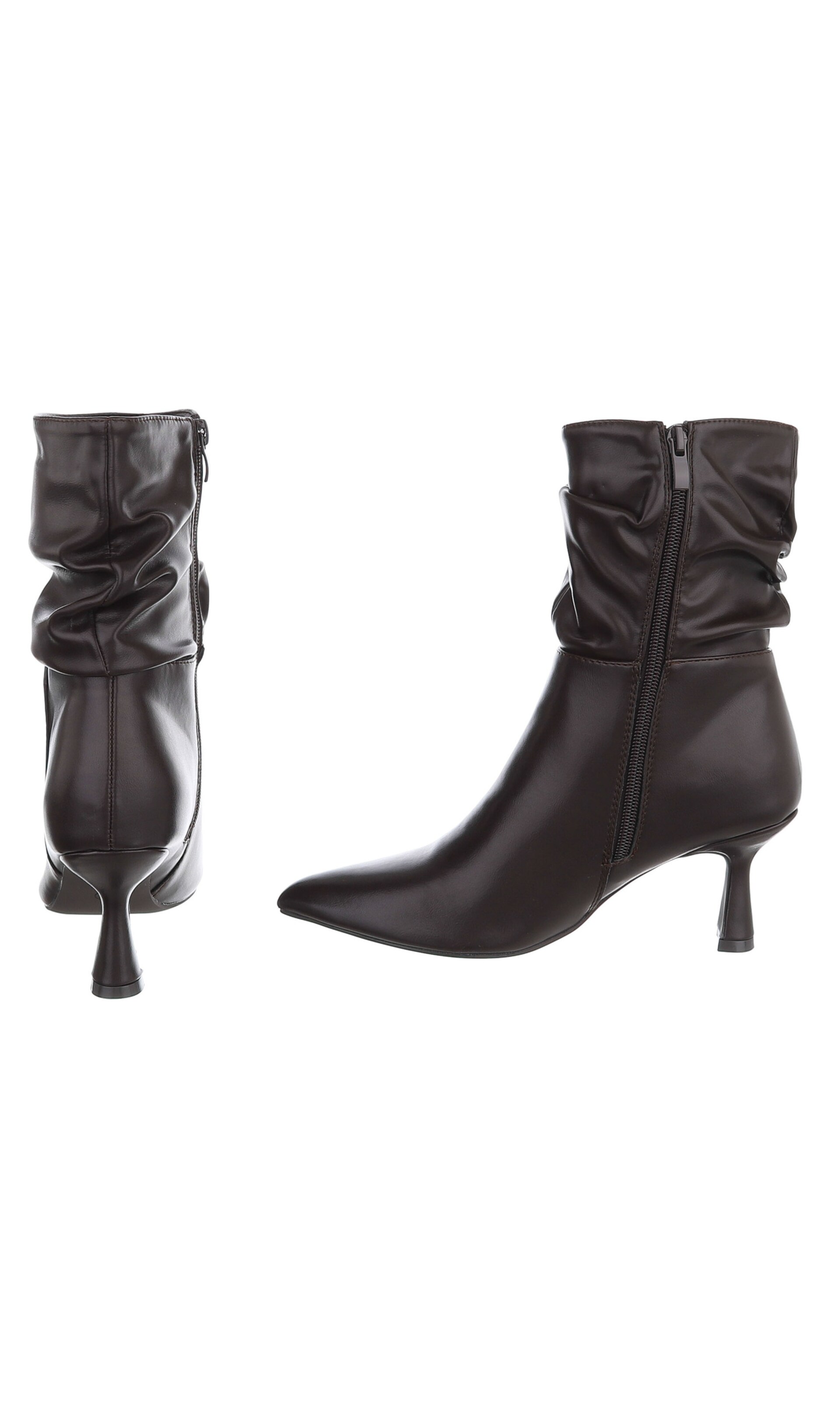 Ital-Design Stiefelette in Braun