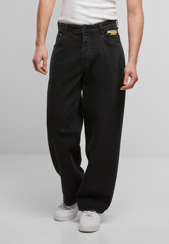 HOMEBOY Baggy Jeans 'X-tra Monster Pencil' in Black