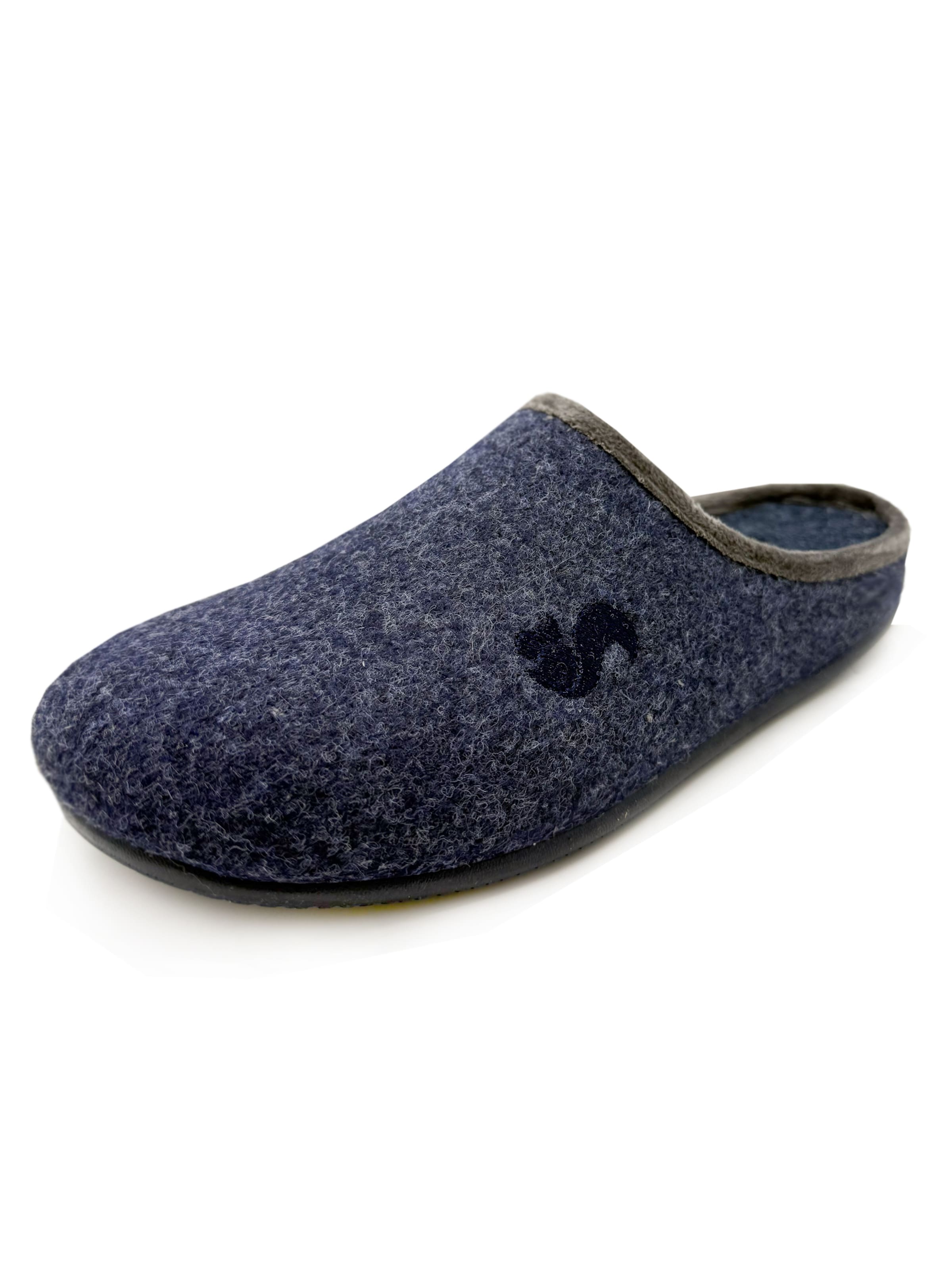 thies Mules 'thies 1856 ® PET Piping Slipper' in Blue: front