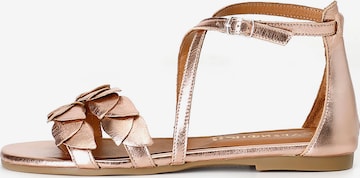 Sandalo di CAFè NOIR in rosa: frontale