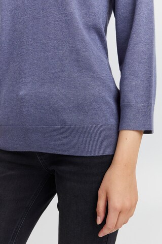 PULZ Jeans Sweater 'SARA' in Blue
