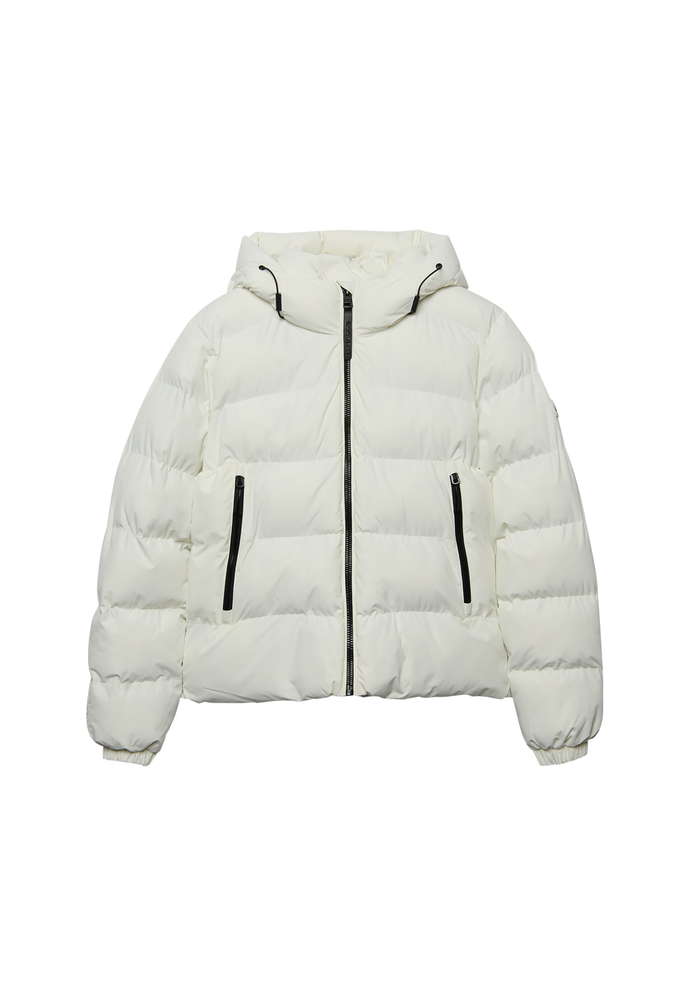 Superdry & Co Přechodná bunda – bílá: přední strana