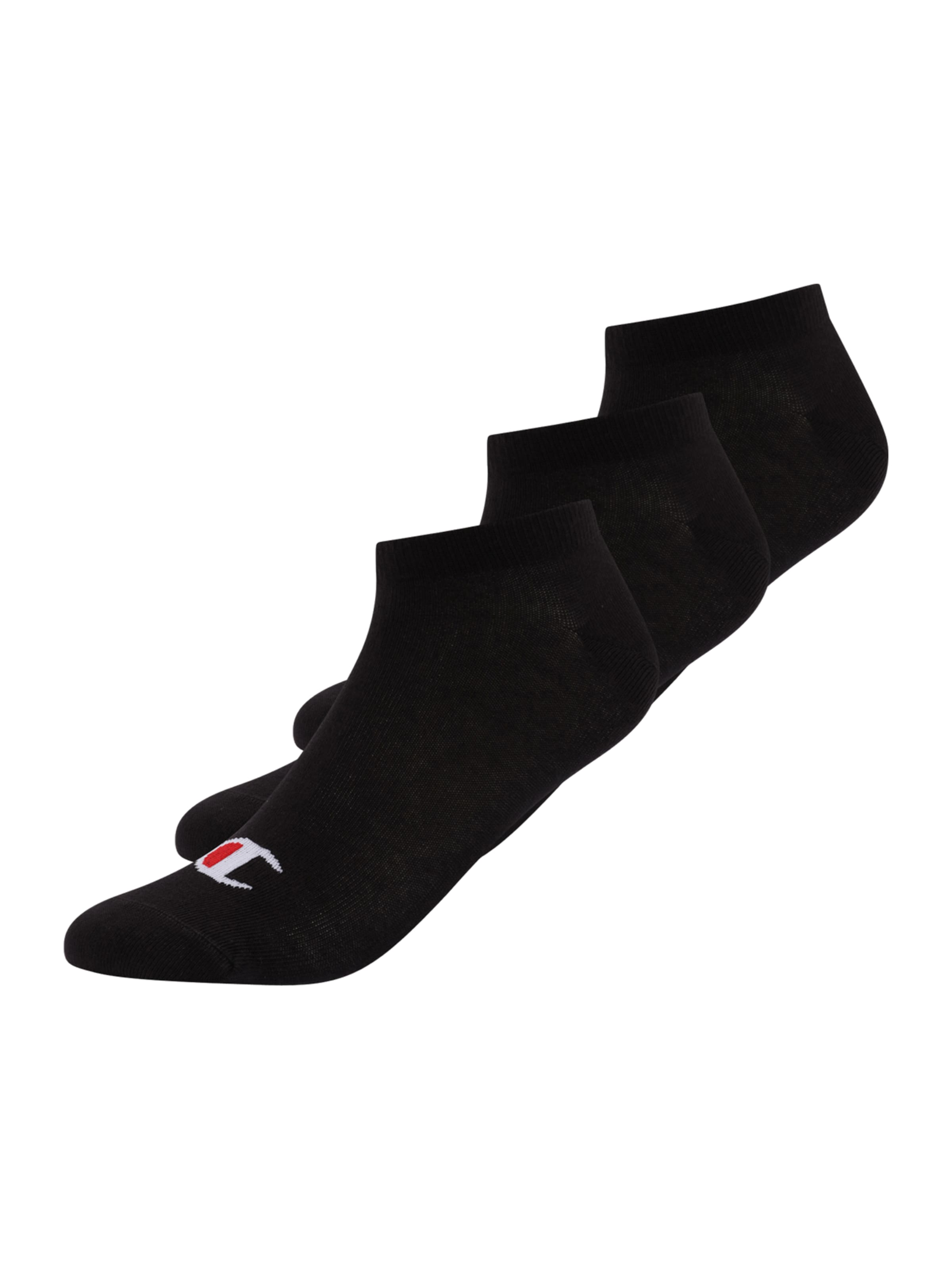 Champion Authentic Athletic Apparel Zeķes, krāsa - sarkans / melns / balts, Preces skats