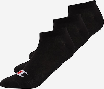 Chaussettes Champion Authentic Athletic Apparel en noir : devant