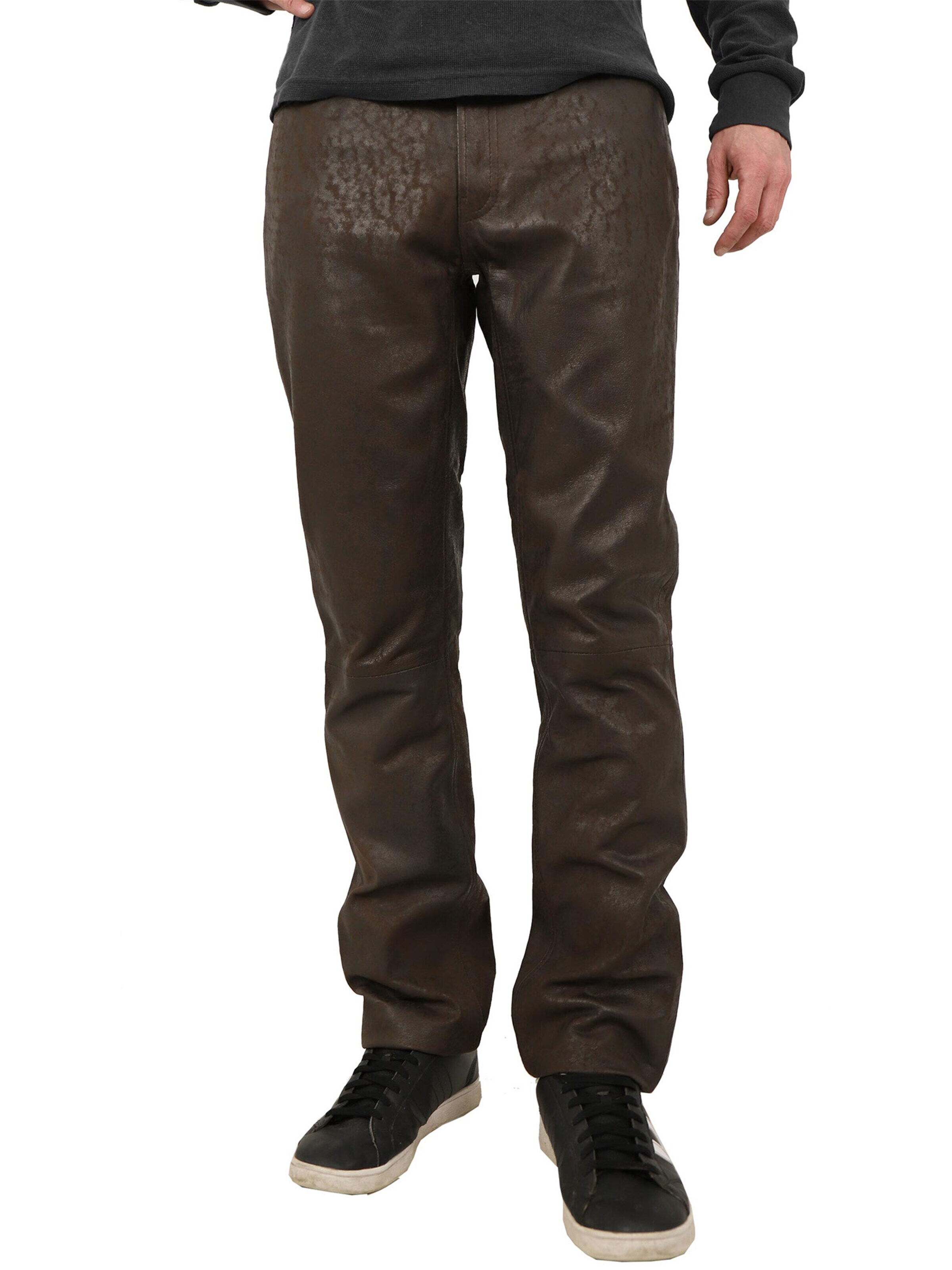 Pantaloni 'Laurin' in 50/regular MADDOX di colore cioccolato, Visualizzazione prodotti