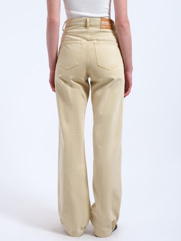 Dr. Denim Regular Jeans 'Echo High Straight' in Geel