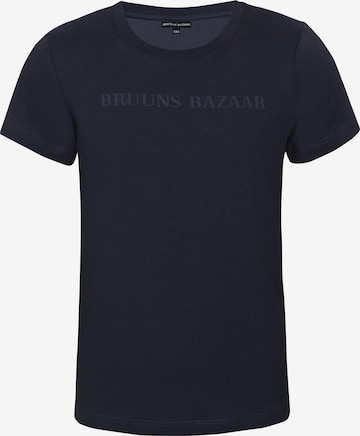 Bruuns Bazaar Kids Shirt 'Hans Otto' in Blue: front