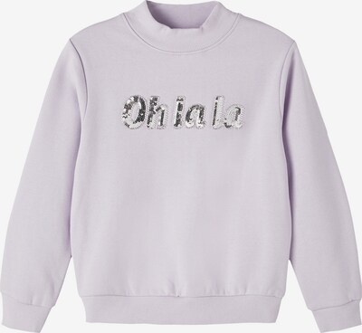 NAME IT Sweatshirt in Lilac / Silver, Item view
