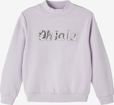 NAME IT Sweatshirt i lilla / sølv, Produktvisning