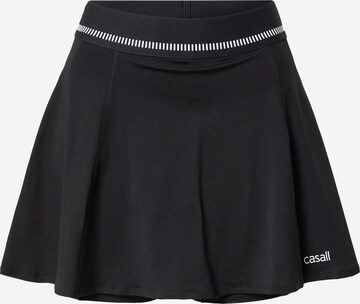 Casall Athletic Skorts in Black: front