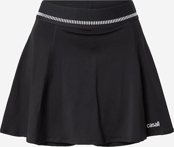Casall Athletic Skorts in Black: front