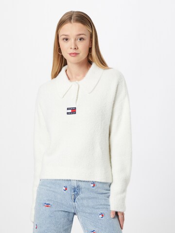 Pullover di Tommy Jeans in beige: frontale