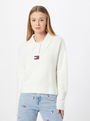 Tommy Jeans Pullover in Beige: predná strana