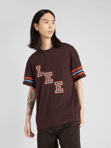 Lee - Camiseta en marrón: frente