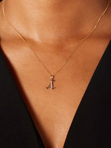 Lucardi Pendant in Gold: front