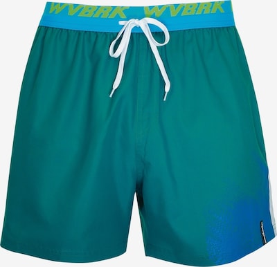 wavebreaker Kupaće hlače u azur / jabuka / tamno zelena, Pregled proizvoda