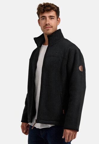 Veste en polaire 'Emilos' INDICODE JEANS en noir