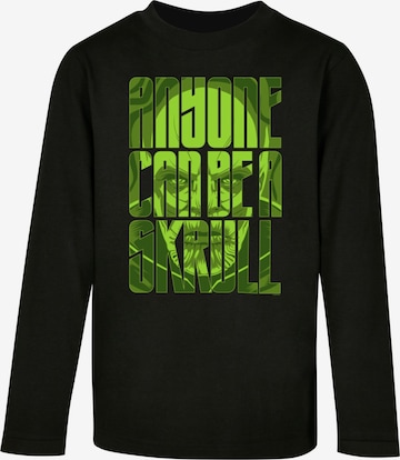 ABSOLUTE CULT Shirt 'Captain Marvel - Movie Anyone Can Be Skrull' in Black: front