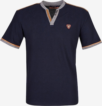 Leif Nelson Shirt in Blauw: voorkant