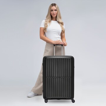Trolley 'Collection 01' di Pactastic in nero