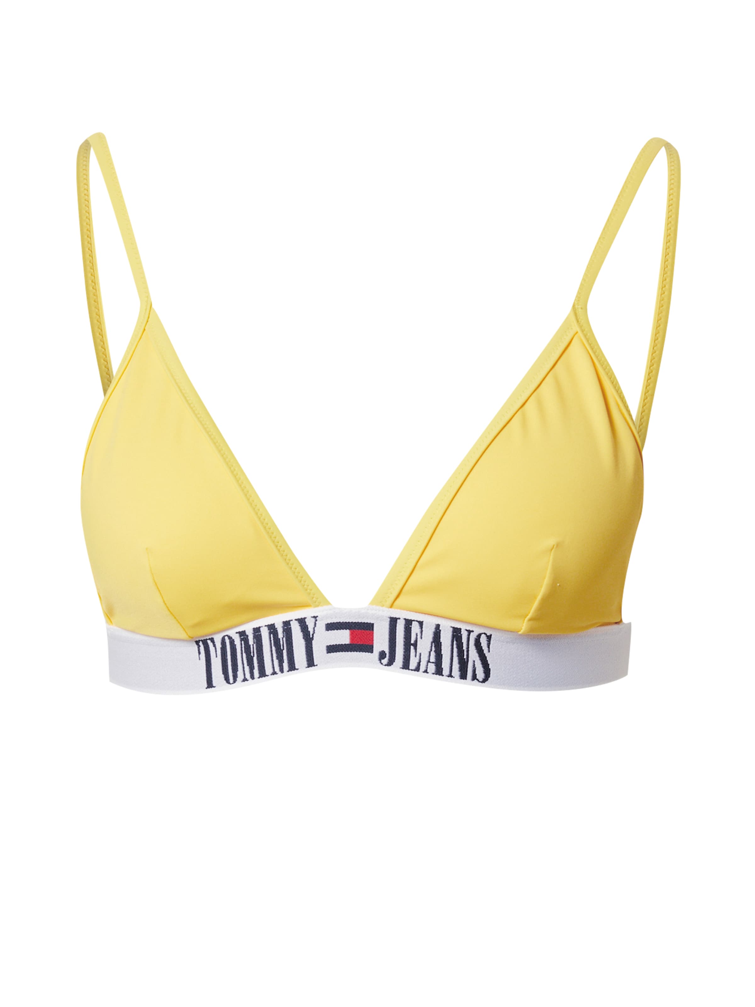 Triangle Hauts de bikini Tommy Jeans en jaune : devant