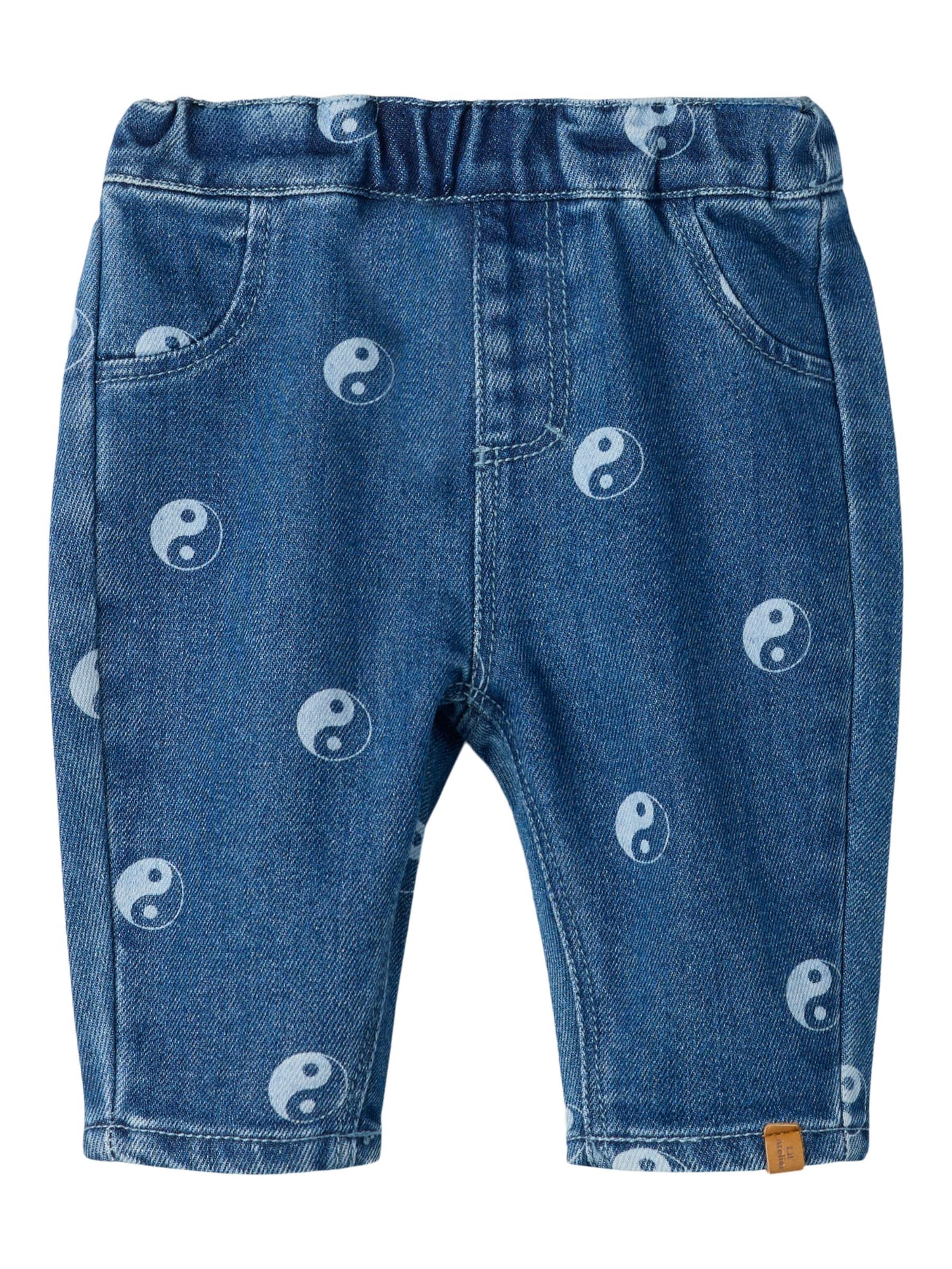 Lil'Atelier Loosefit Jeans in Blau: Vorderseite
