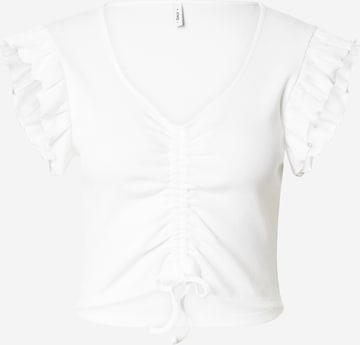 ONLY T-shirt 'LAILA ' i vit: framsida