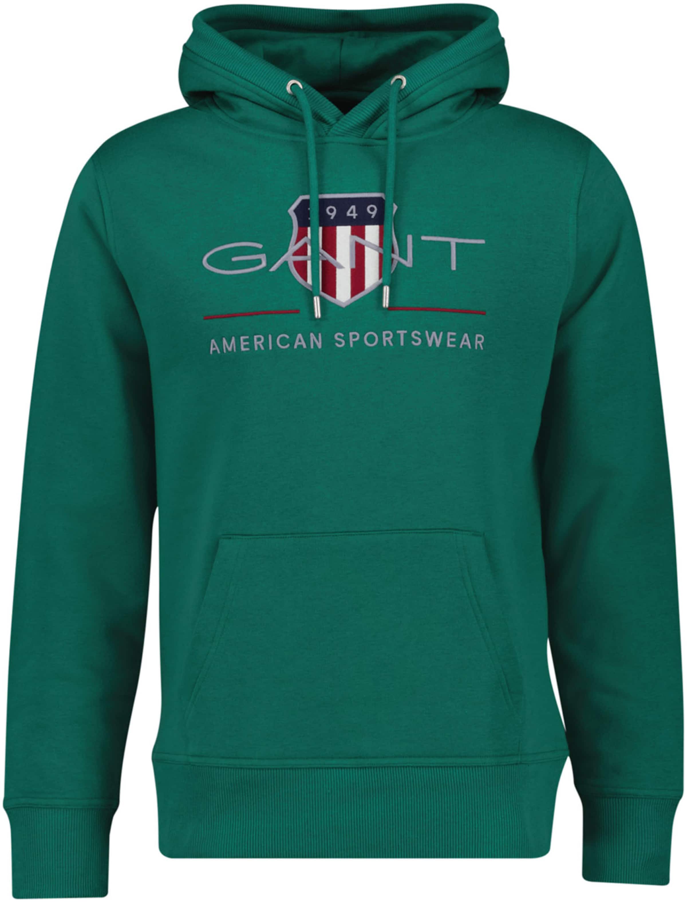 GANT Mikina – zelená: přední strana