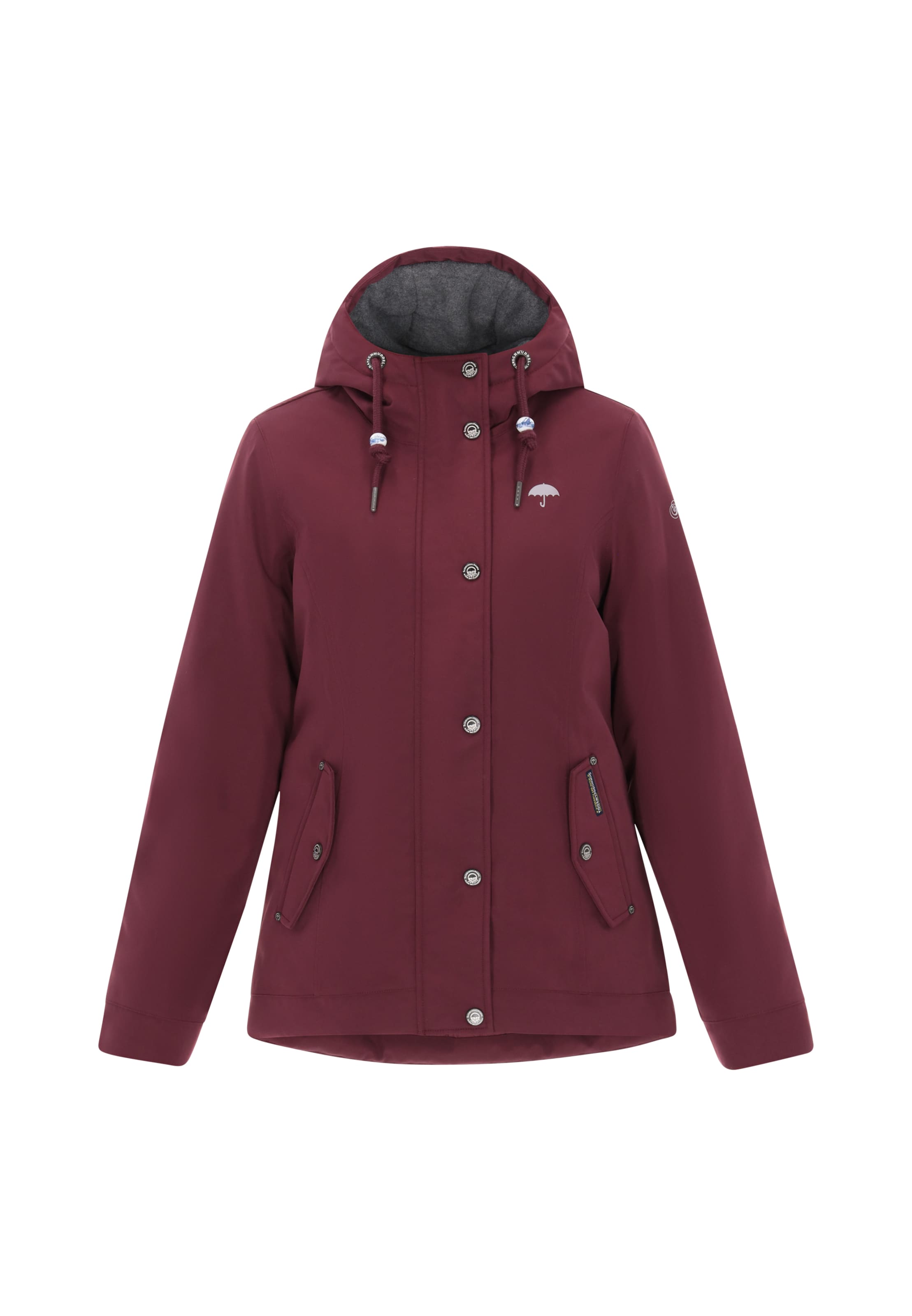 Schmuddelwedda Weatherproof jacket in Red: front