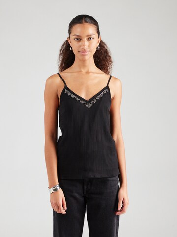 ABOUT YOU Top 'Janine' in Black: front