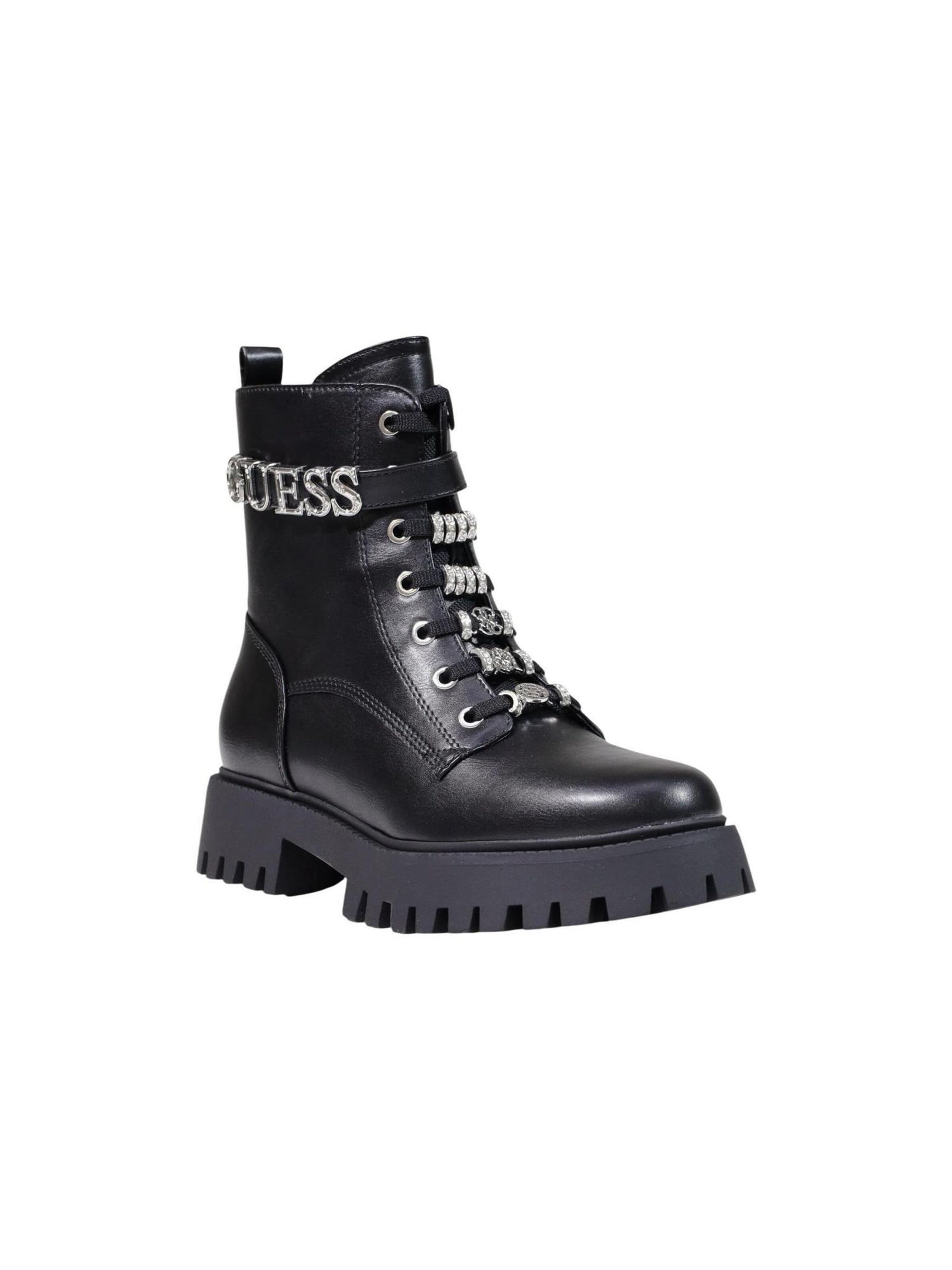 Stivale stringato 'FICKI FLFFIC ELE10' di GUESS in nero