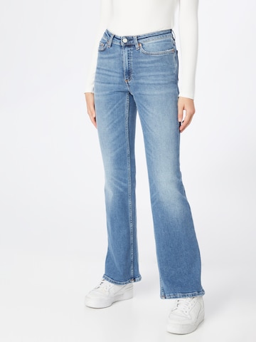 Won Hundred Flared Jeans 'India' in Blauw: voorkant