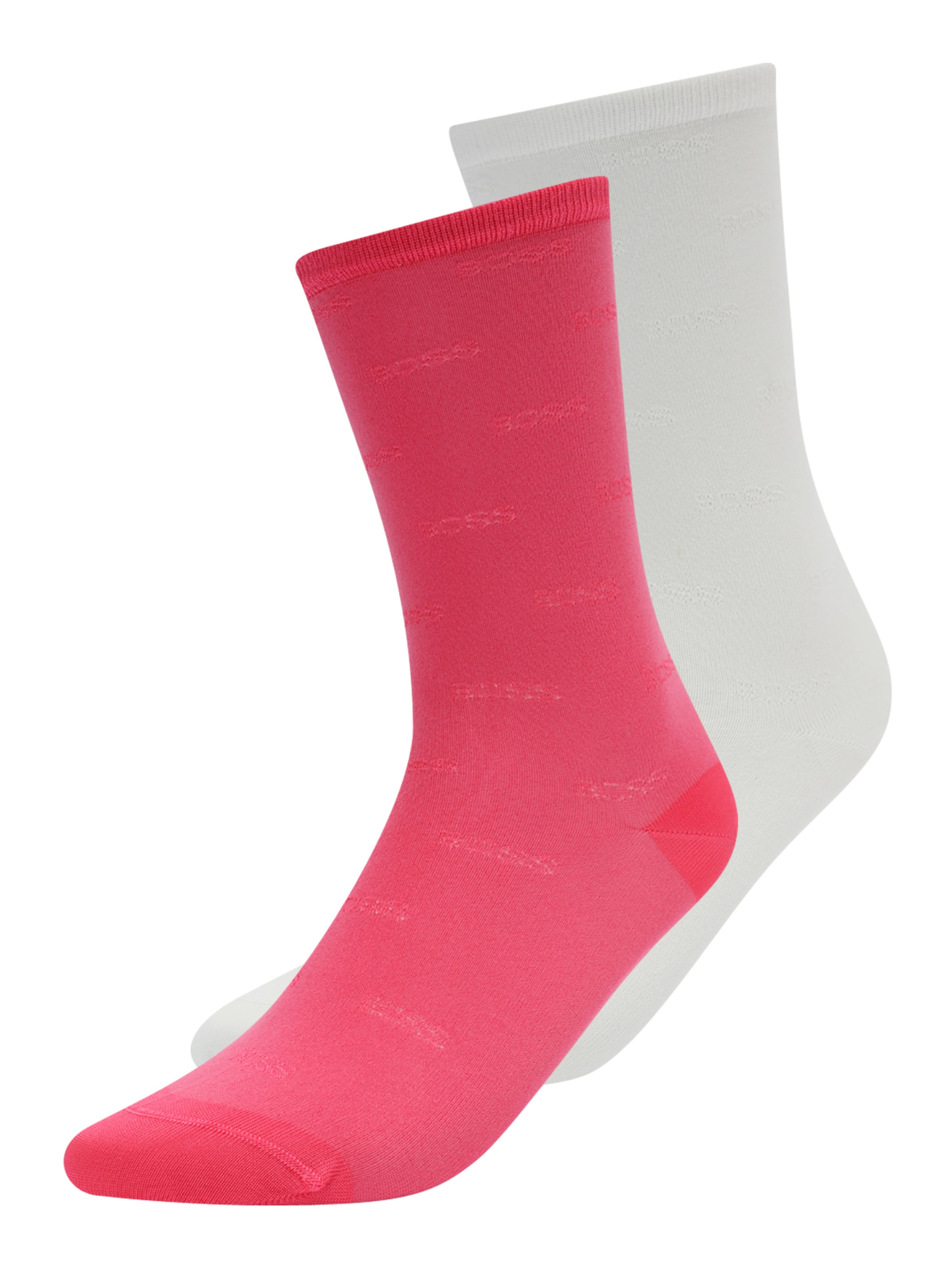 BOSS Socks in Pink: front