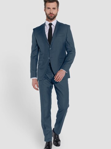 Steffen Klein Slim fit Suit in Blue: front