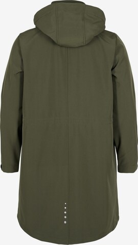 Zizzi Prehodna jakna 'Maura' | zelena barva