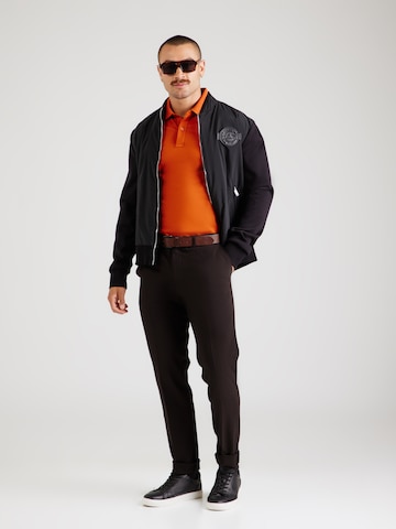 Tricou 'Passertip' de la BOSS pe portocaliu