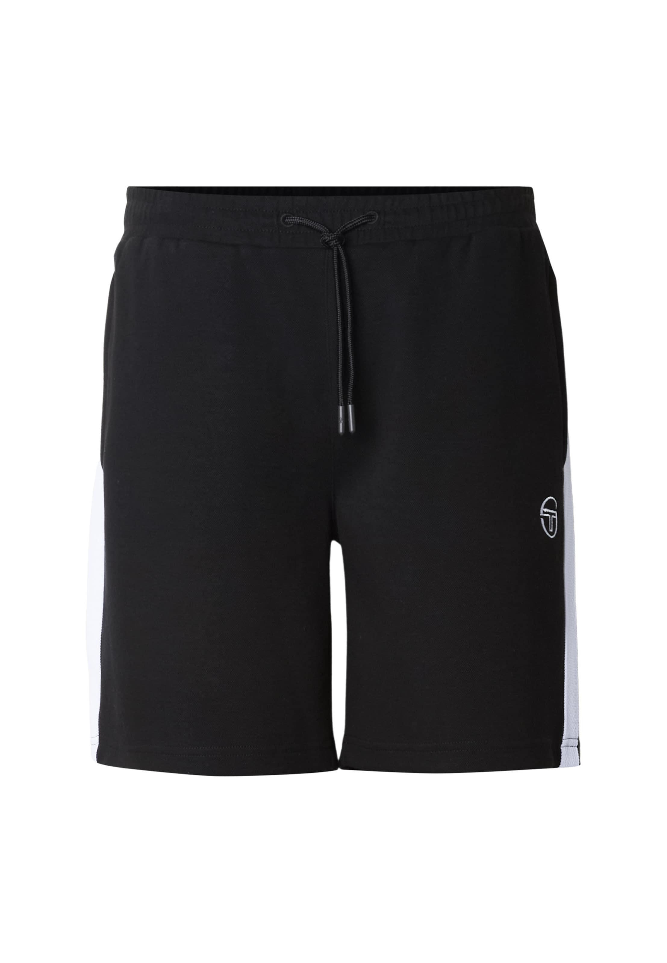 Sergio Tacchini Regular Trousers 'Egeo' in Black: front
