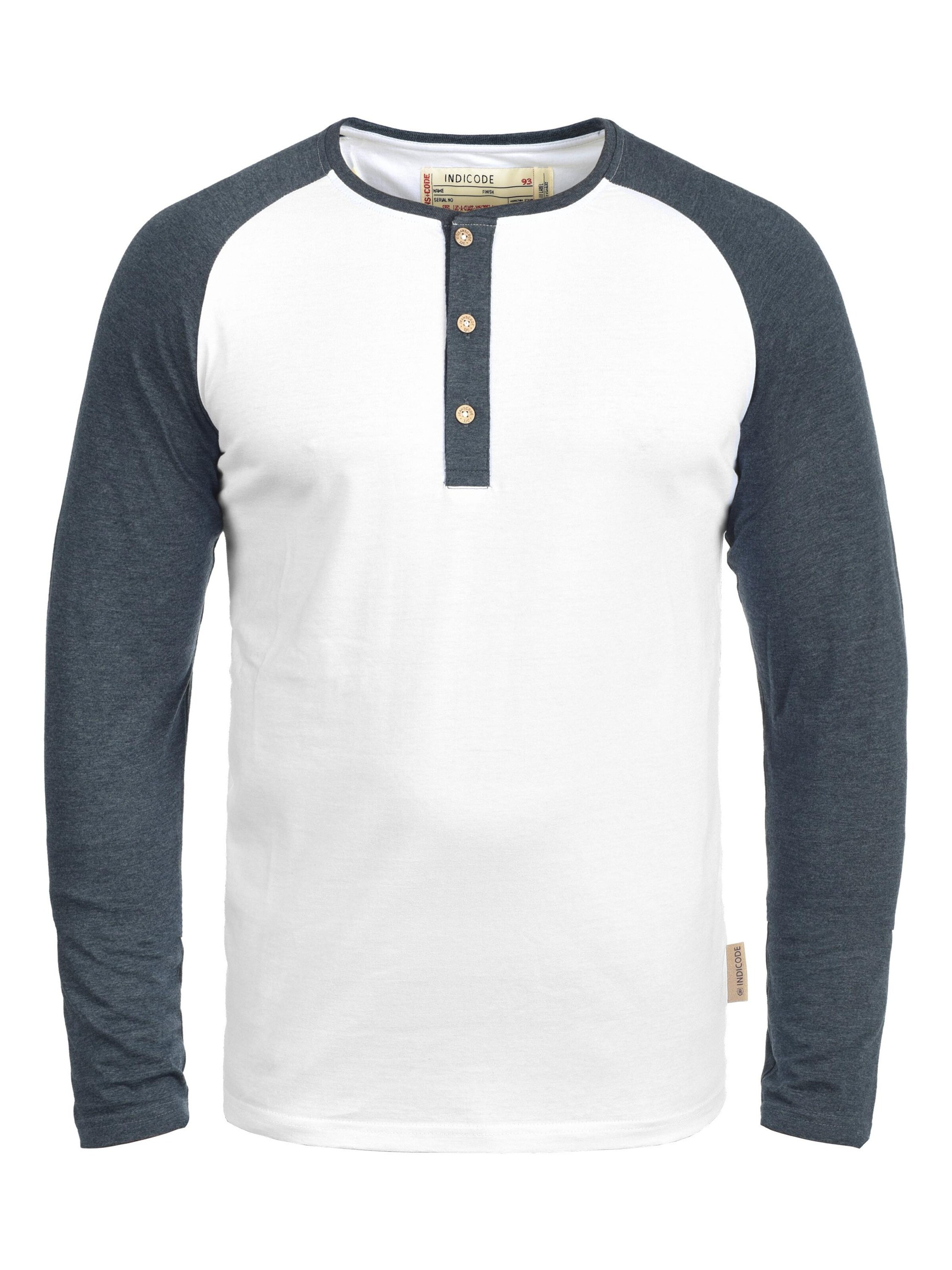 INDICODE JEANS Shirt 'Winston' in White: front